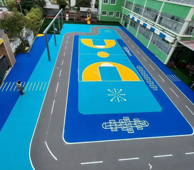 双鸭山市预制型跑道混合型塑胶跑道 - 价格